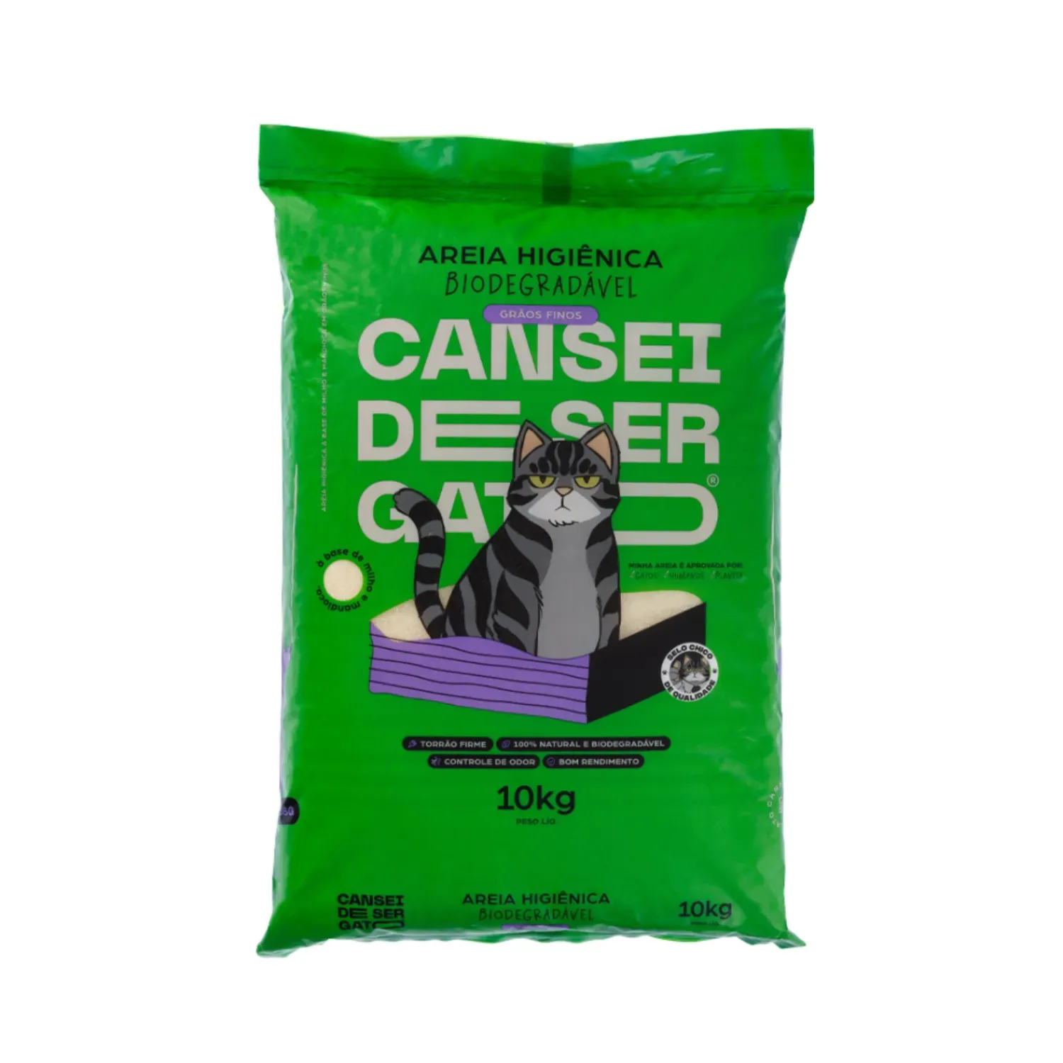 Areia-Higienica-Biodegradavel-para-Gatos-Graos-Finos-Cansei-de-Ser-Gato-1