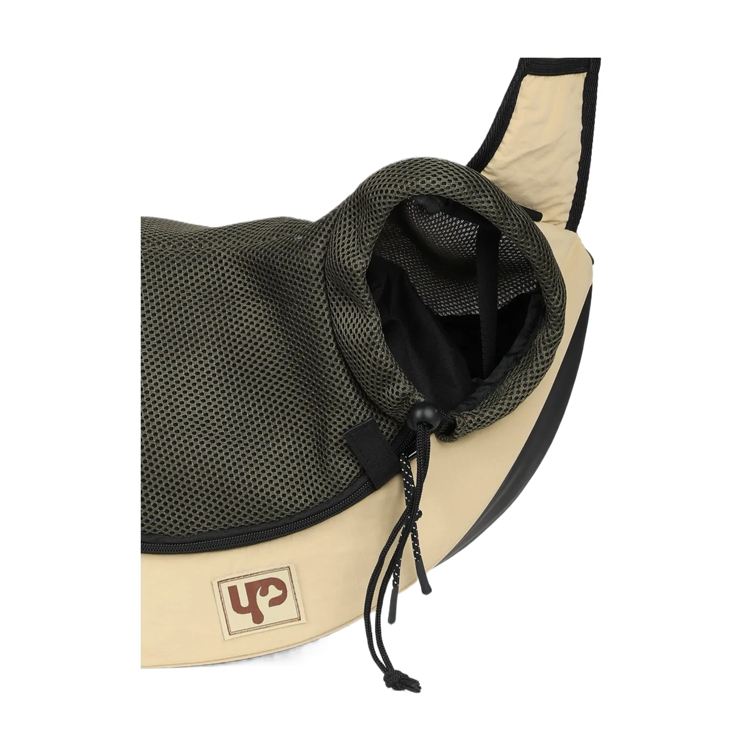 Bolsa-de-Transporte-Lateral-Ajustavel-Up4You-Bege-fecho-da-bolsa-