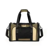 Bolsa de Transporte com Abertura Dupla Camp Up4You Verde e Bege