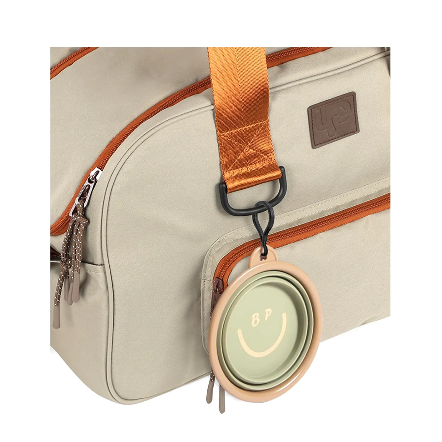 Bolsa-de-Transporte-Transversal-Plush-Up4you-Bege-pingente-