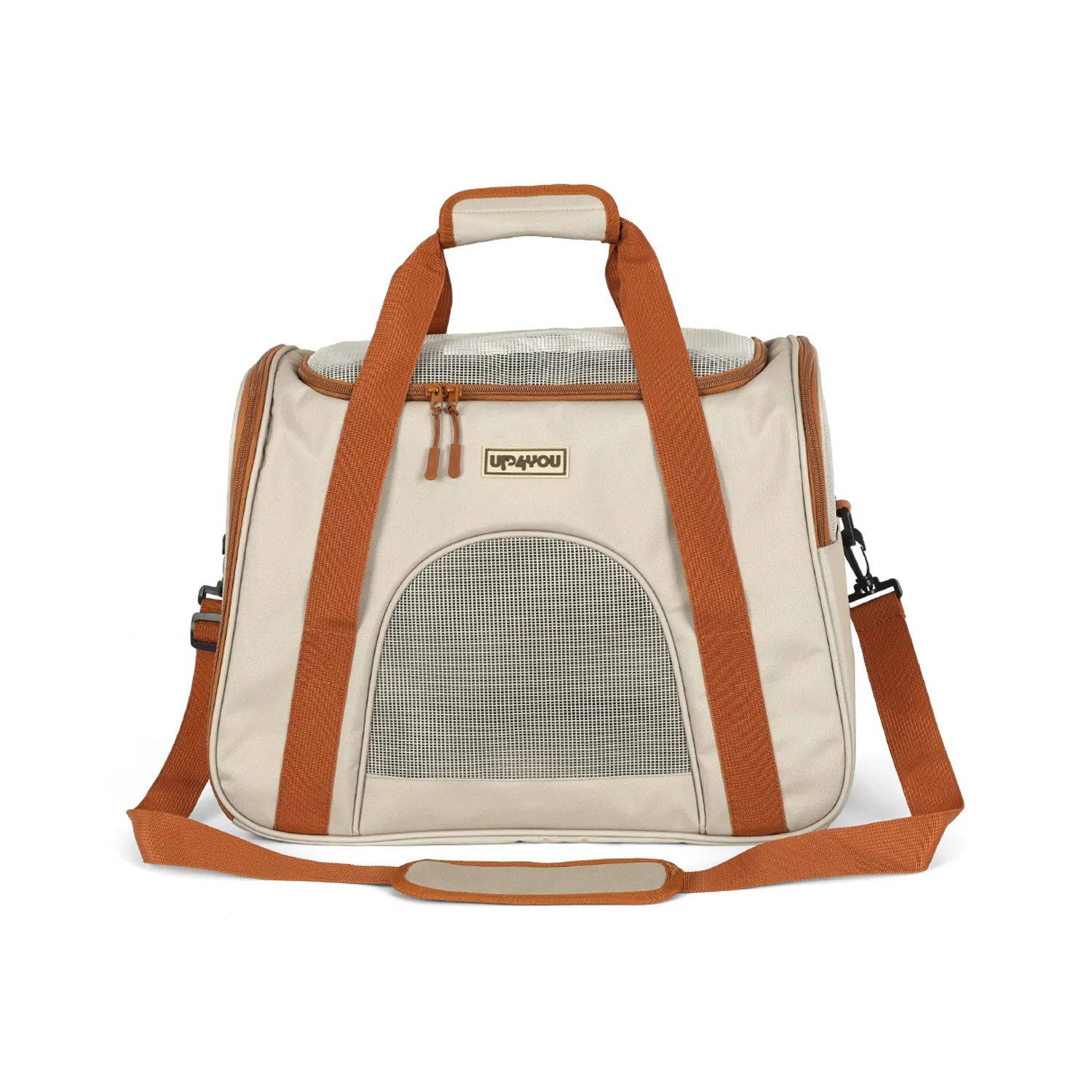 Bolsa-de-Transporte-Safe-Up4You-Bege-frente-