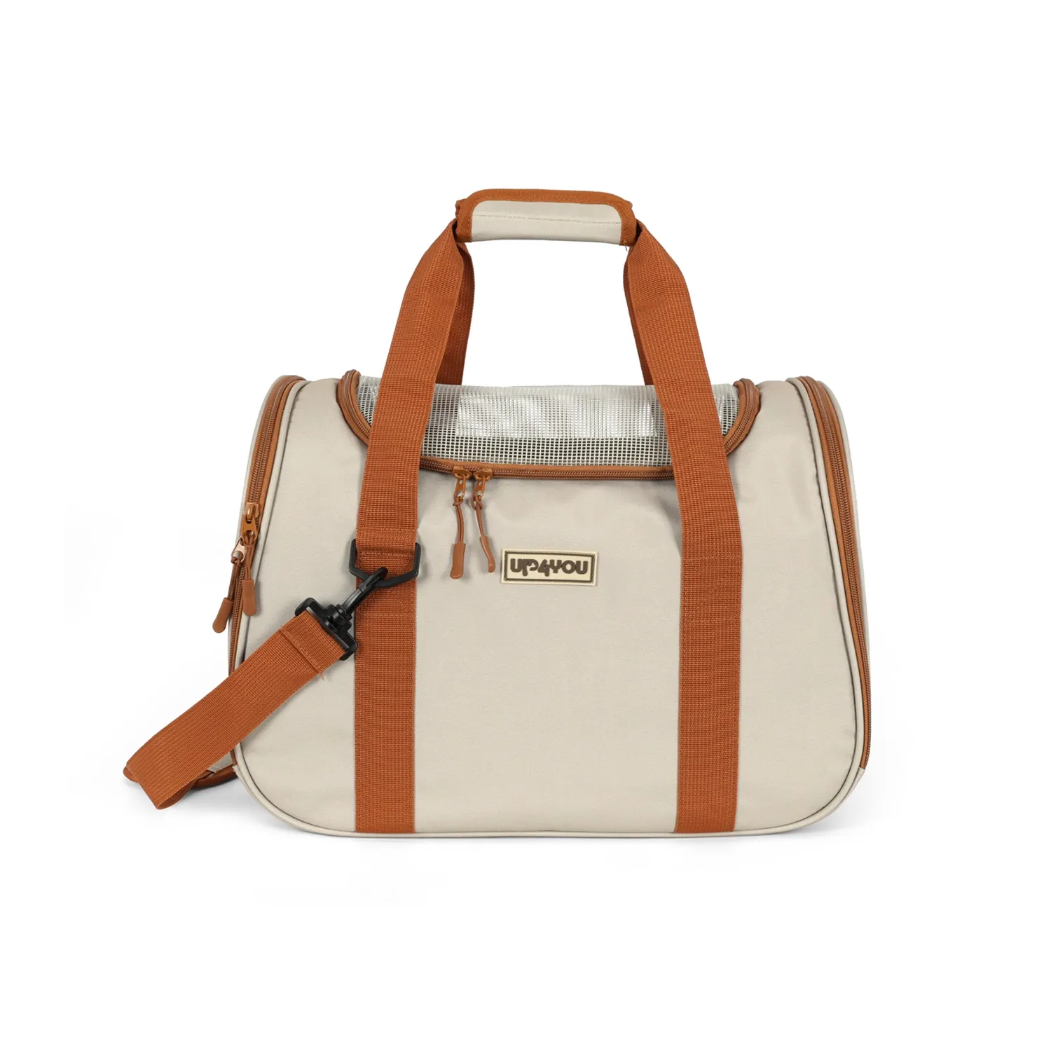Bolsa-de-Transporte-Safe-de-Mao-Up4You-Bege-frente