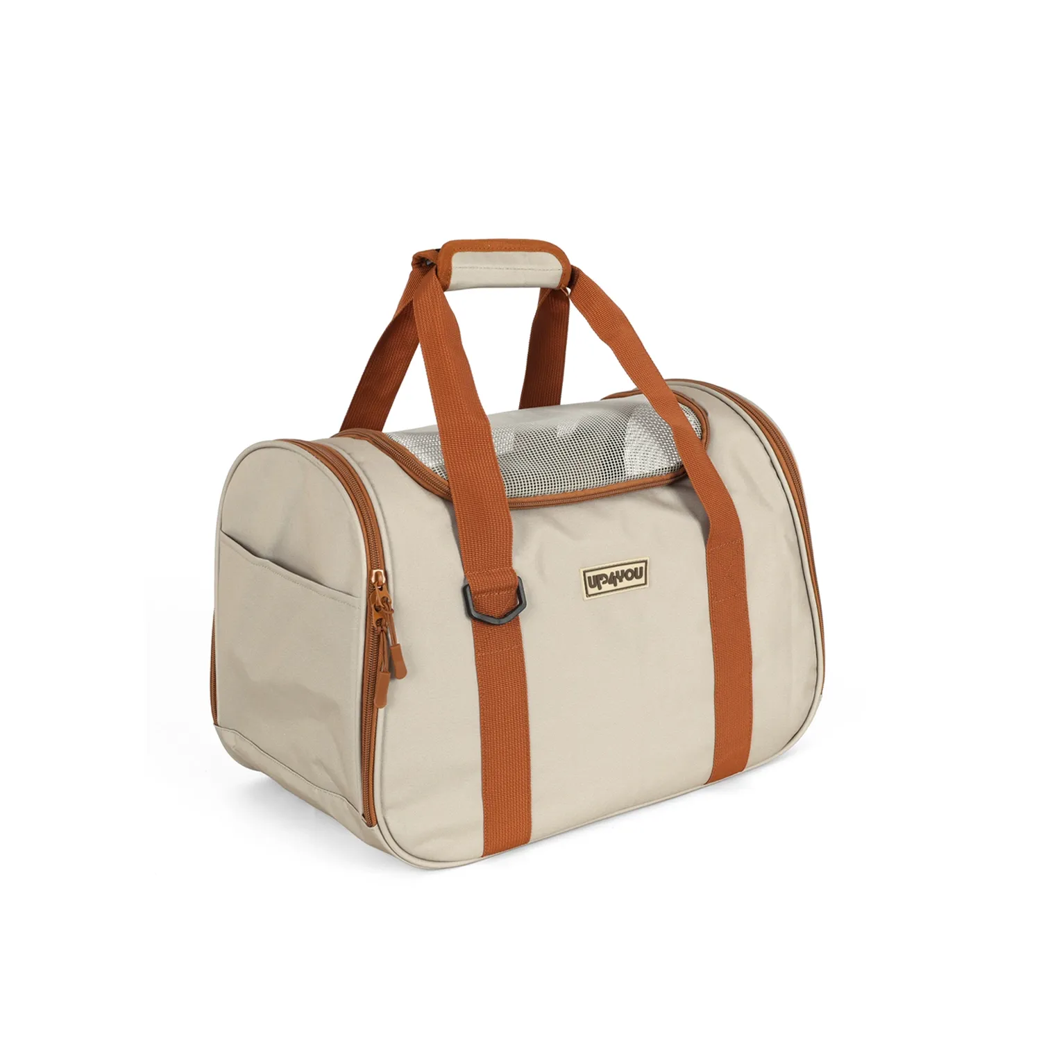Bolsa-de-Transporte-Safe-de-Mao-Up4You-Bege-lado