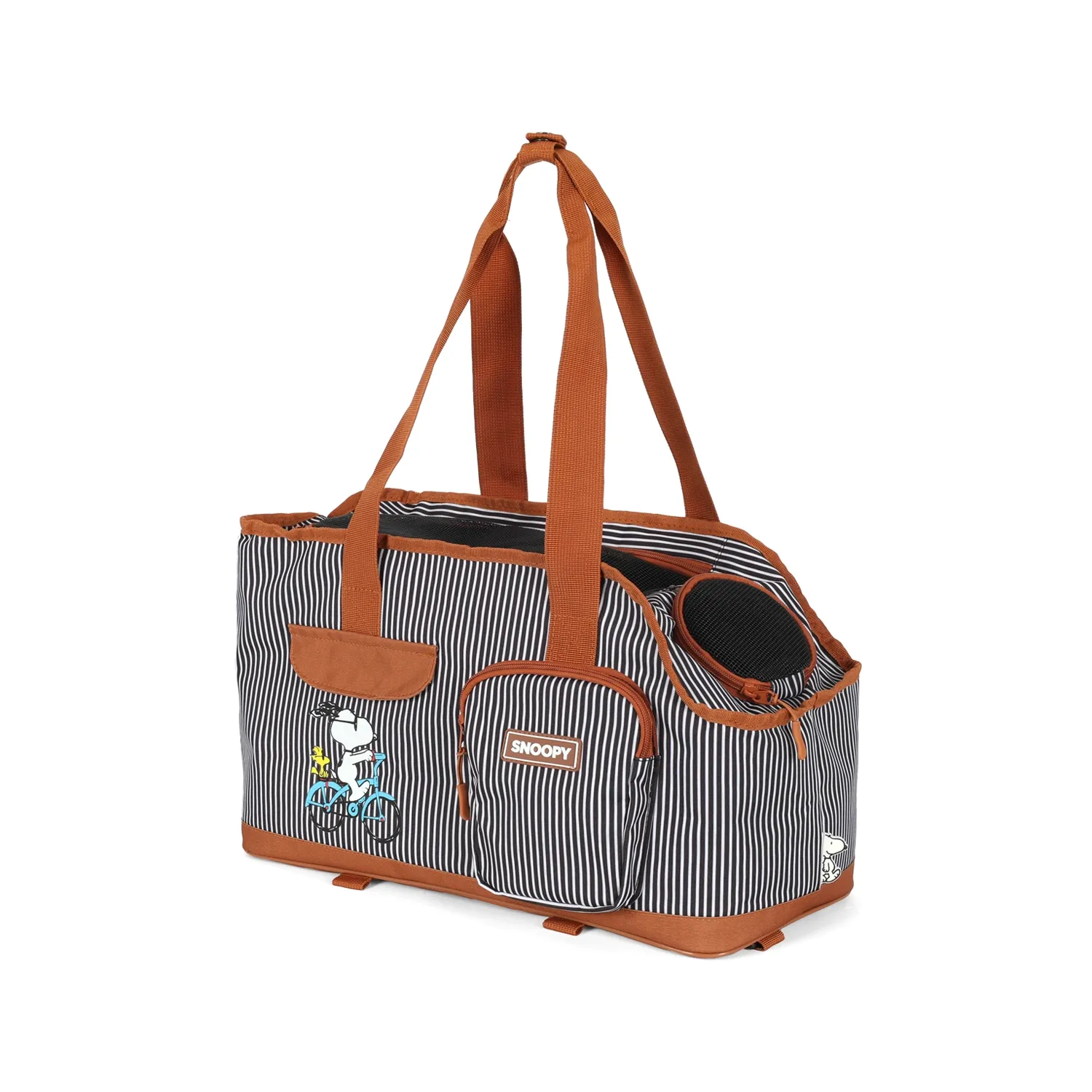 Bolsa-de-Transporte-Snoopy-Up4You-Marrom