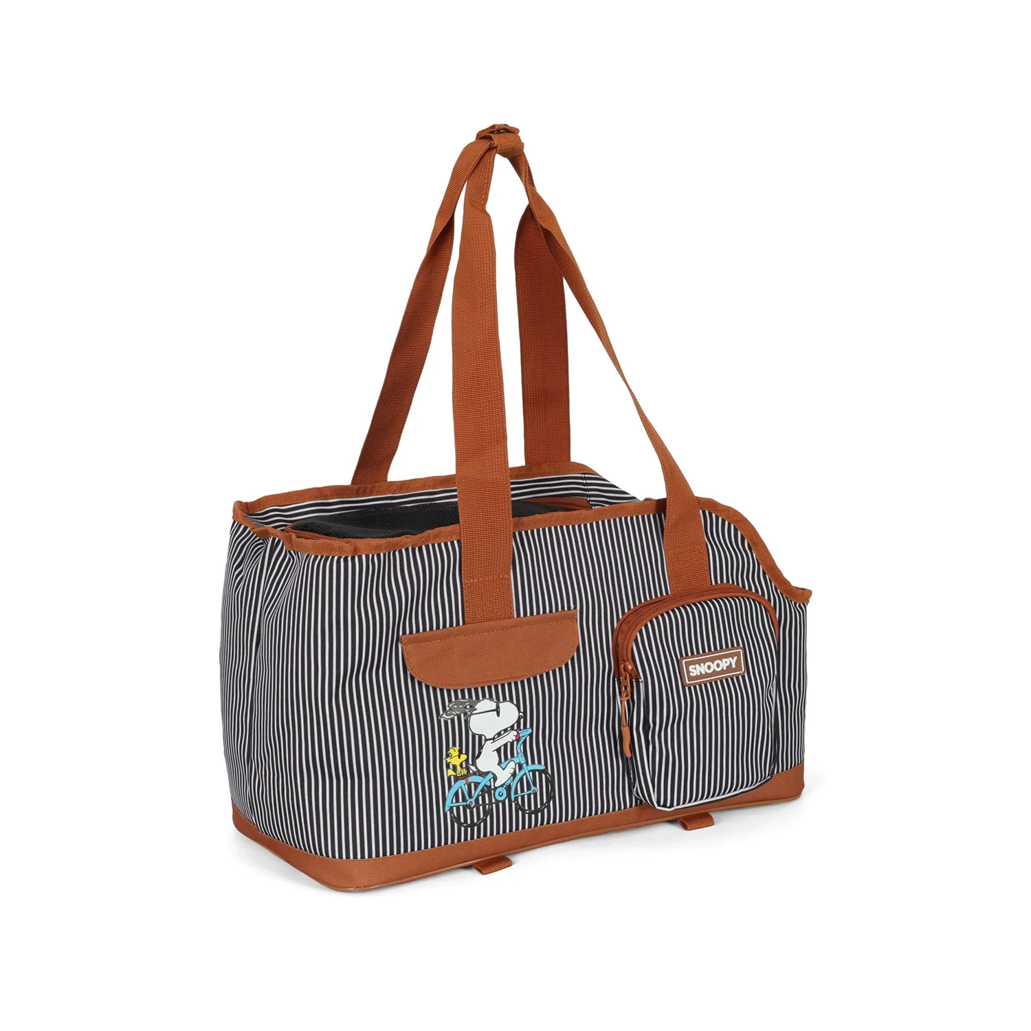 Bolsa-de-Transporte-Snoopy-Up4You-Marrom