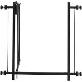 Grade de Proteção para Porta Lenox Preta