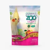 Ração Extrusada Megazoo para Calopsitas Frutas e Legumes