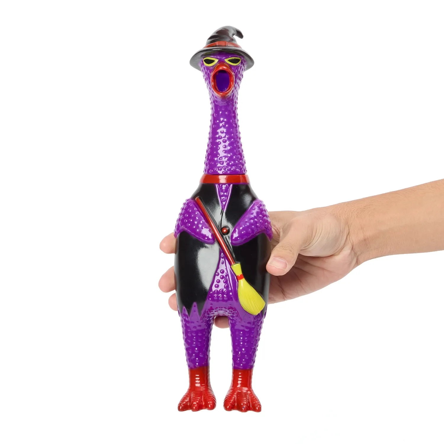 Brinquedo Halloween Monstrinho Vinil Roxo Savana