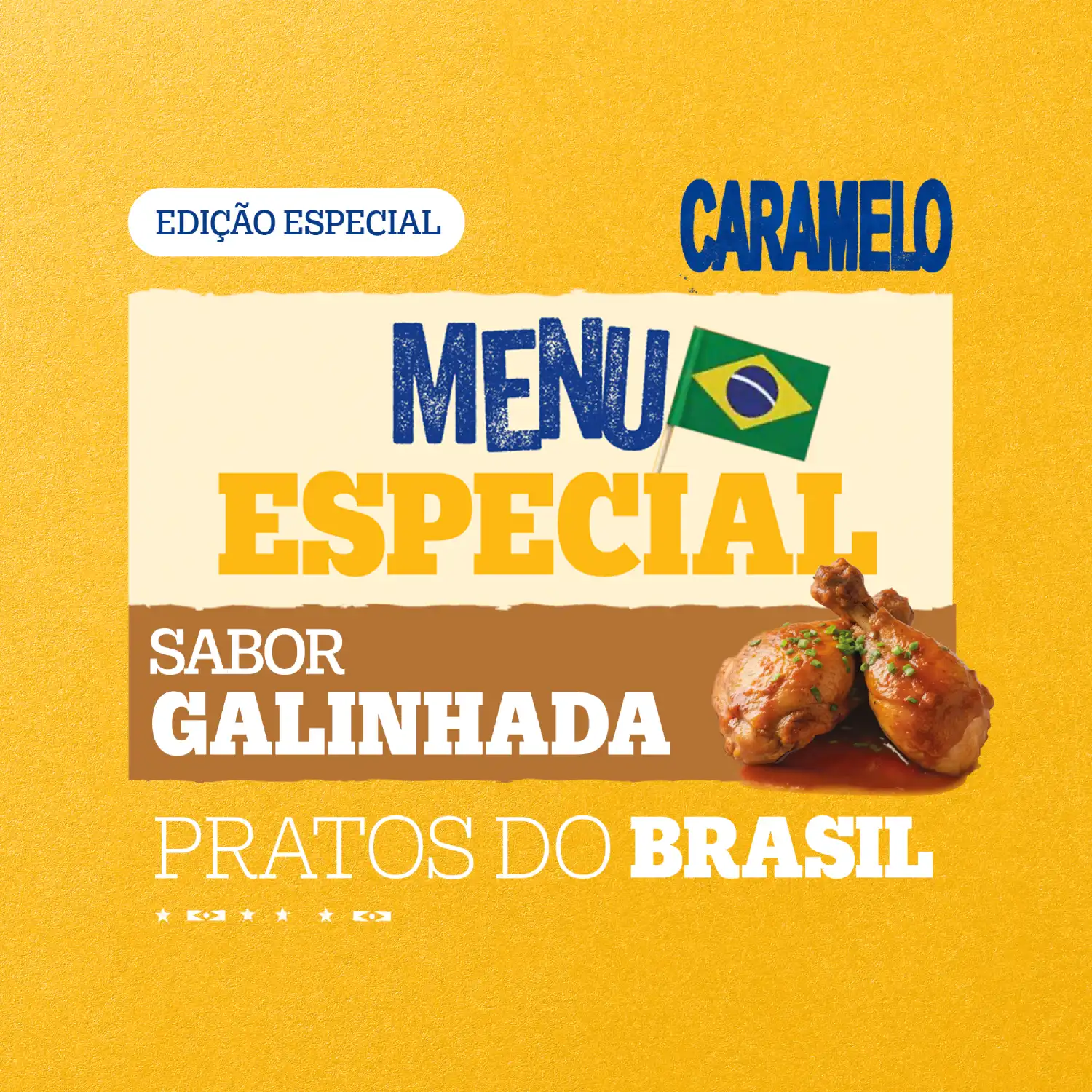 Ração Úmida Pedigree Caramelo Cães Adultos Sachê Galinhada