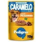 Ração Úmida Pedigree Caramelo Cães Adultos Sachê Picadinho