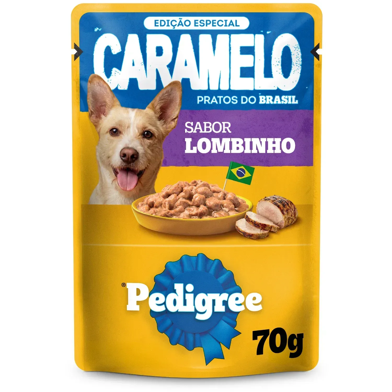 Racao-Umida-Pedigree-Caramelo-Caes-Adultos-Sache-Lombinho1