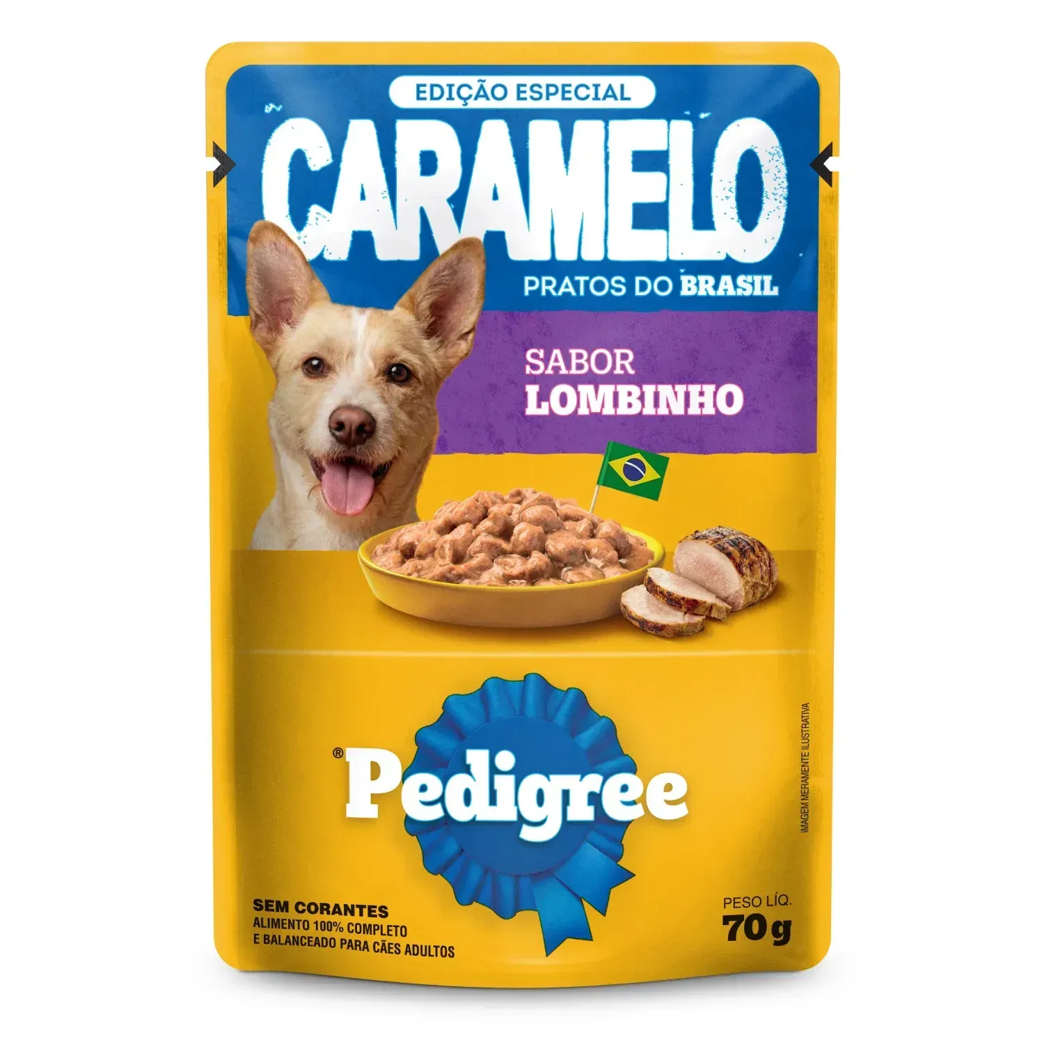Racao-Umida-Pedigree-Caramelo-Caes-Adultos-Sache-Lombinho-2