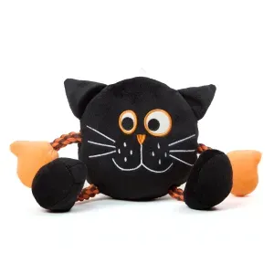 Brinquedo Pelúcia Halloween Gato com Corda Savana - Único
