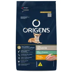 Ração Origens Cães Sênior Minis e Pequenos Frango e Cereais - 3 kg