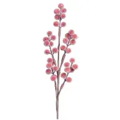 Galho Decorativo Berry 41cm Vermelho Cromus