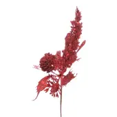 Pick Decorativo Com Pinhas Vermelha Cromus