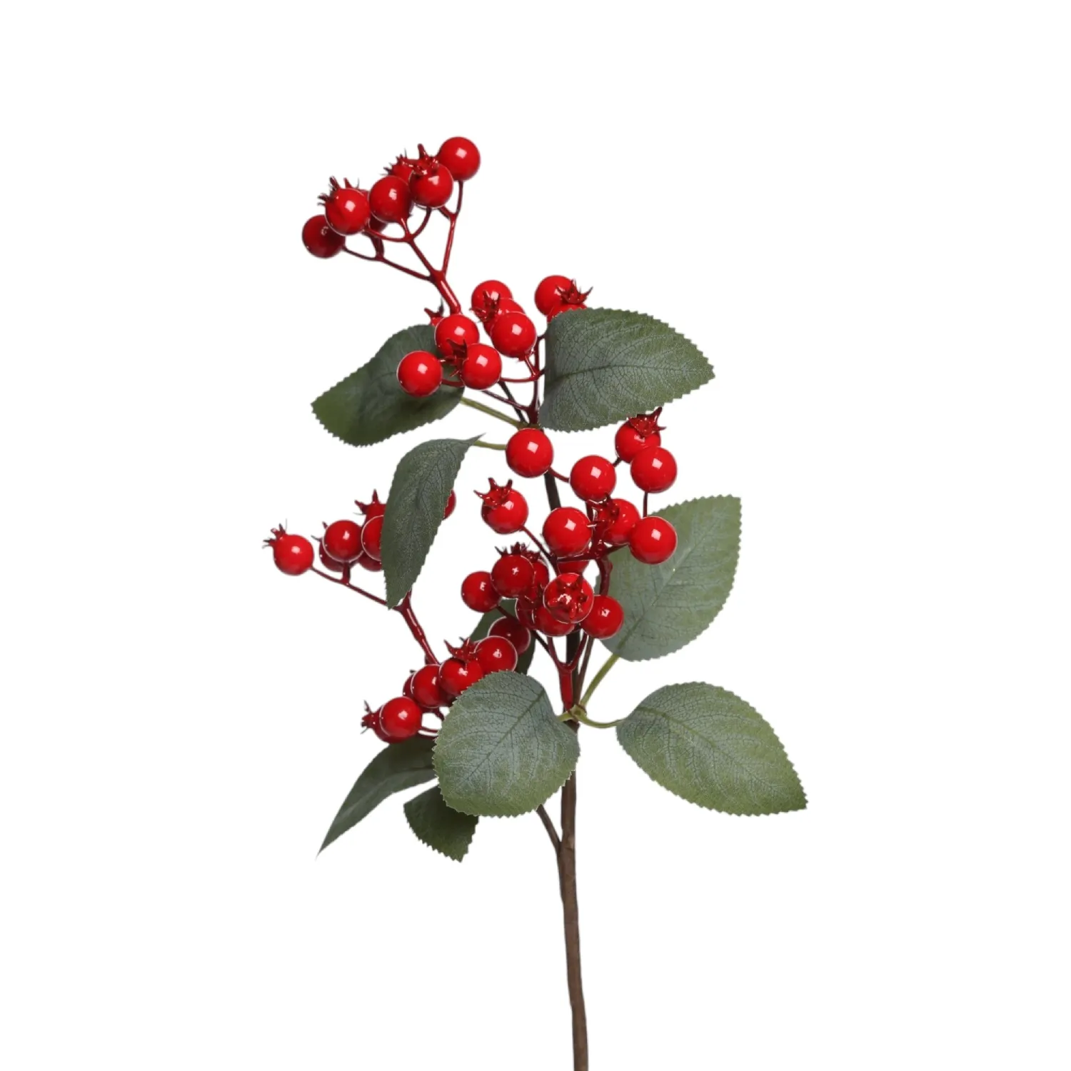 Galho-Decorativo-Berries-40cm-Vermelho-e-Verde-Cromus-2