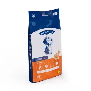 Ração Selections for Pets Cães Adultos Médio e Grande Frango