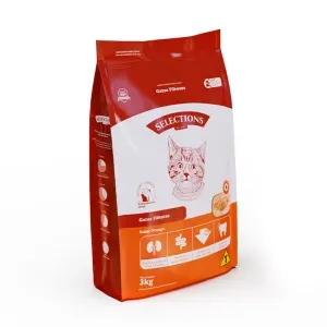Ração Selections for Pets Gatos Filhotes Frango - 3 kg