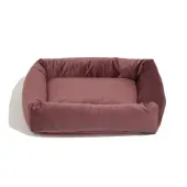 Cama Retangular Veludo para Cães e Gatos Spike Rose