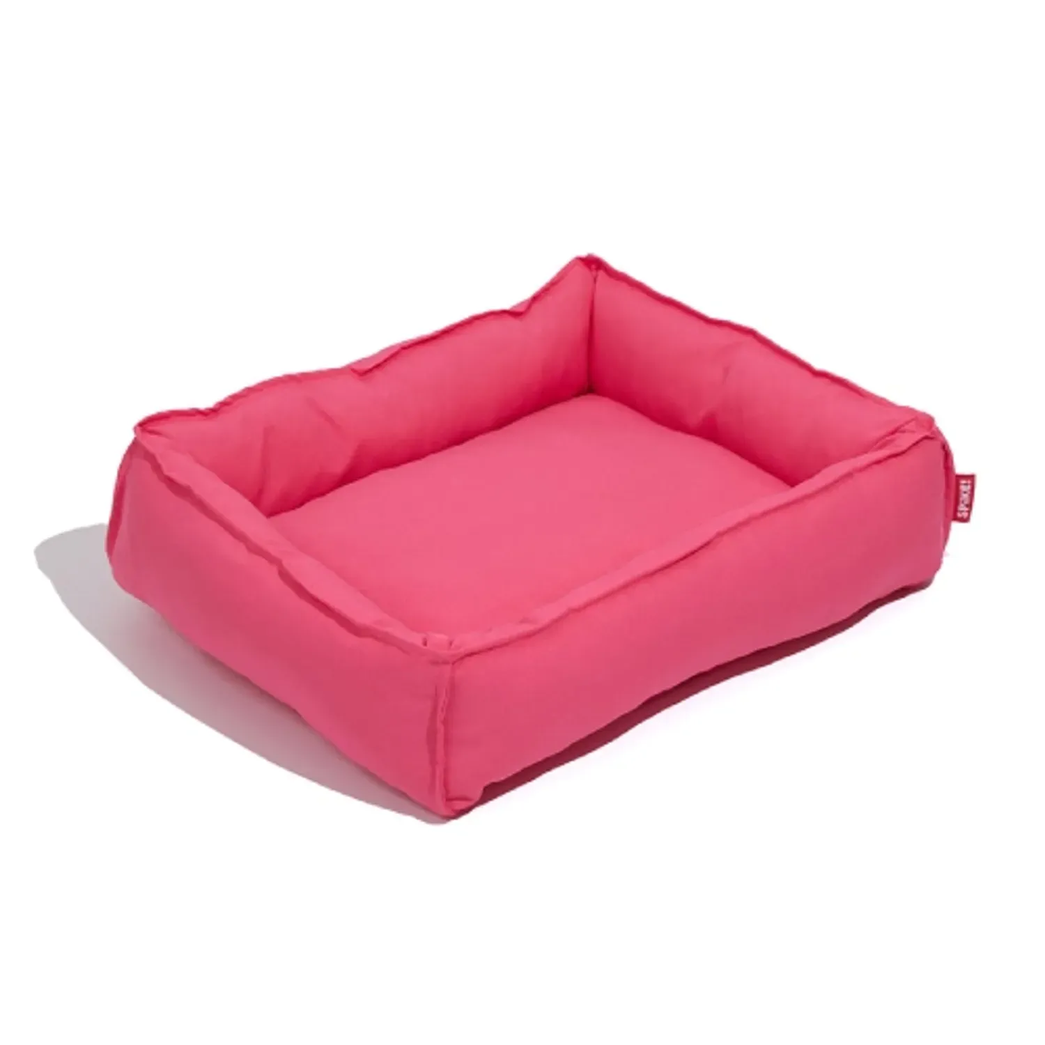 Cama-Retangular-para-Caes-e-Gatos-Spike-Rosa-Detalhes-do-Lado