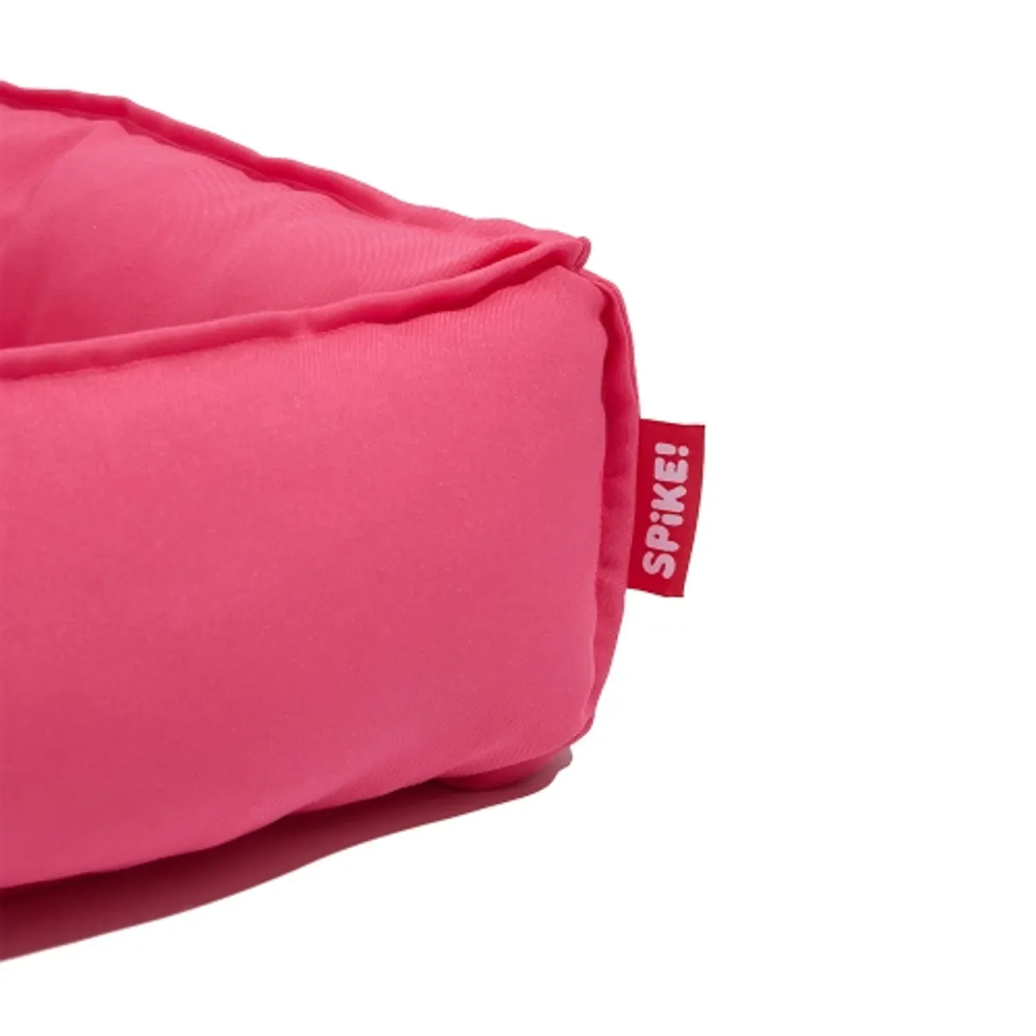 Cama-Retangular-para-Caes-e-Gatos-Spike-Rosa-Detalhes-da-Etiqueta