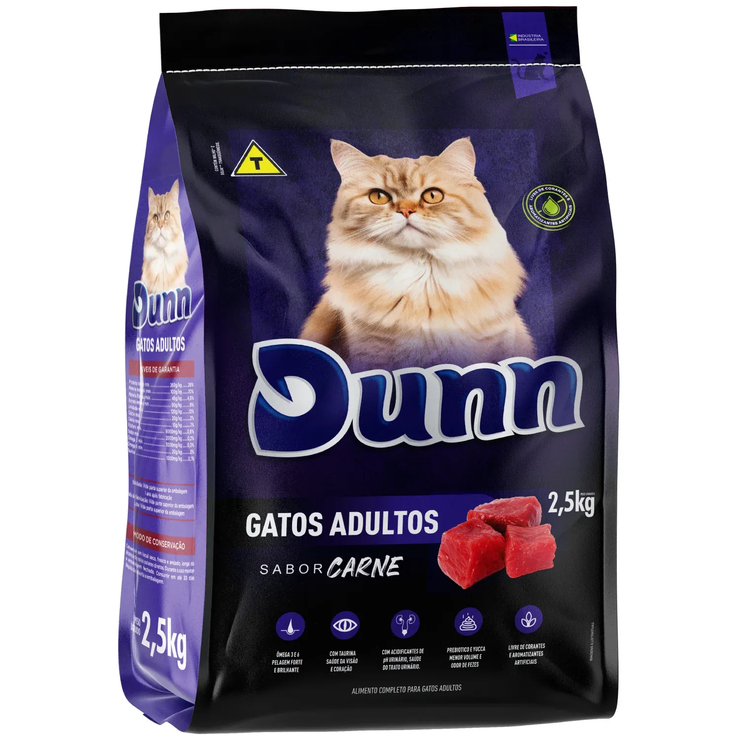 Racao-Dunn-para-Gatos-Adultos-Carne