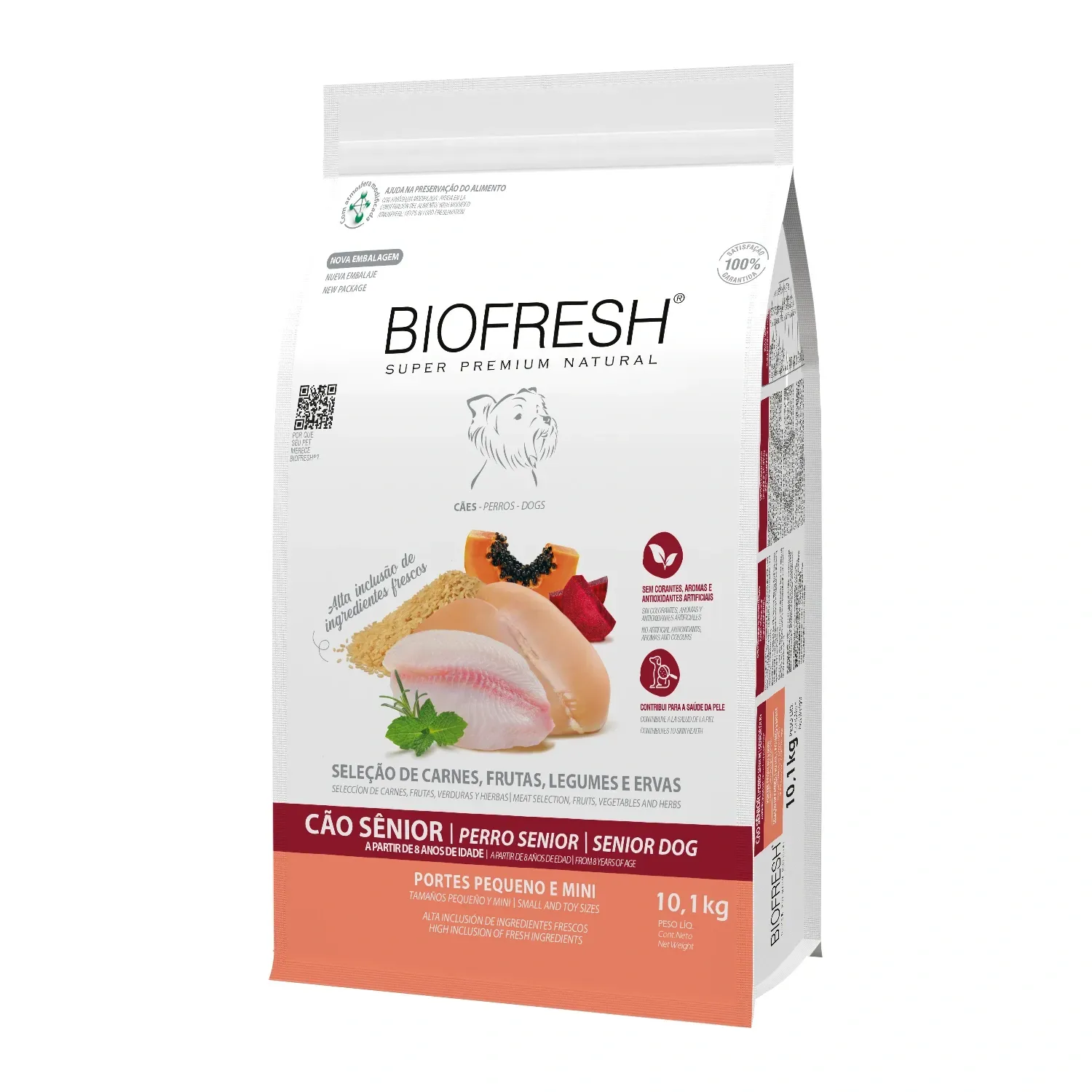 Racao-Biofresh-Caes-Senior-Racas-Pequenas-e-Minis_101KG_LATERAL