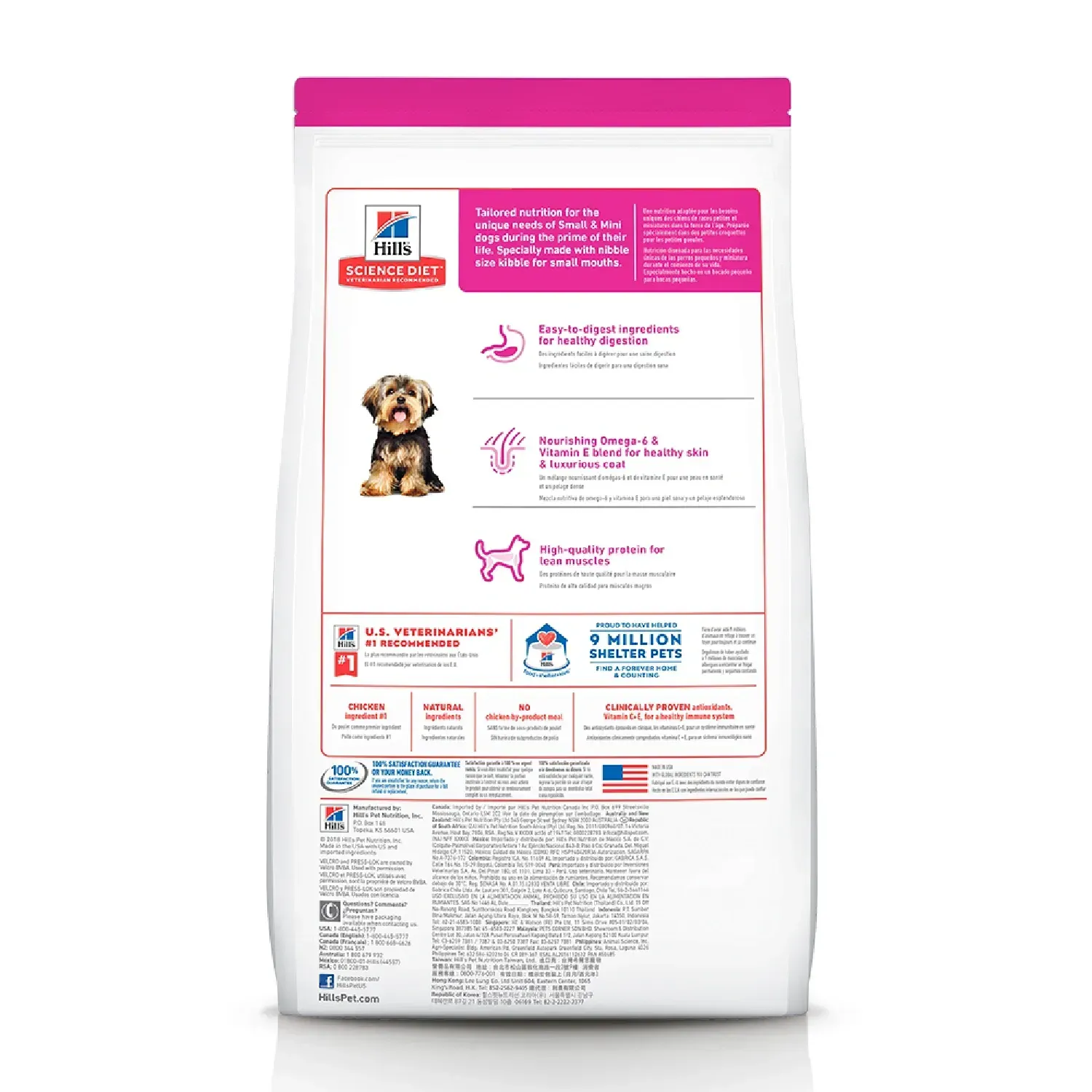 Racao-Hills-Science-Diet-Caes-Adultos-Pequenos-e-Mini-verso
