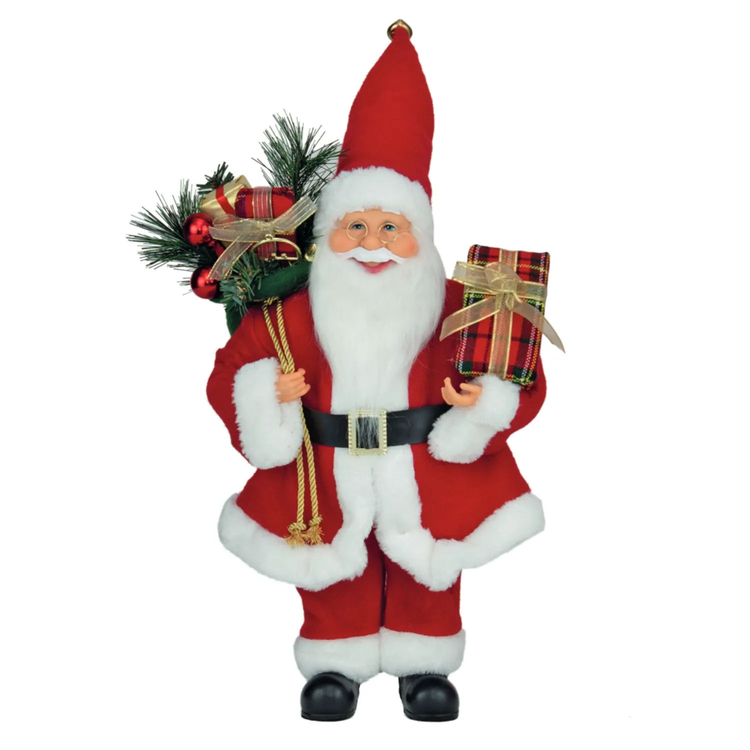 Enfeite-Papai-Noel-com-Caixa-Xadrez-Cromus-1