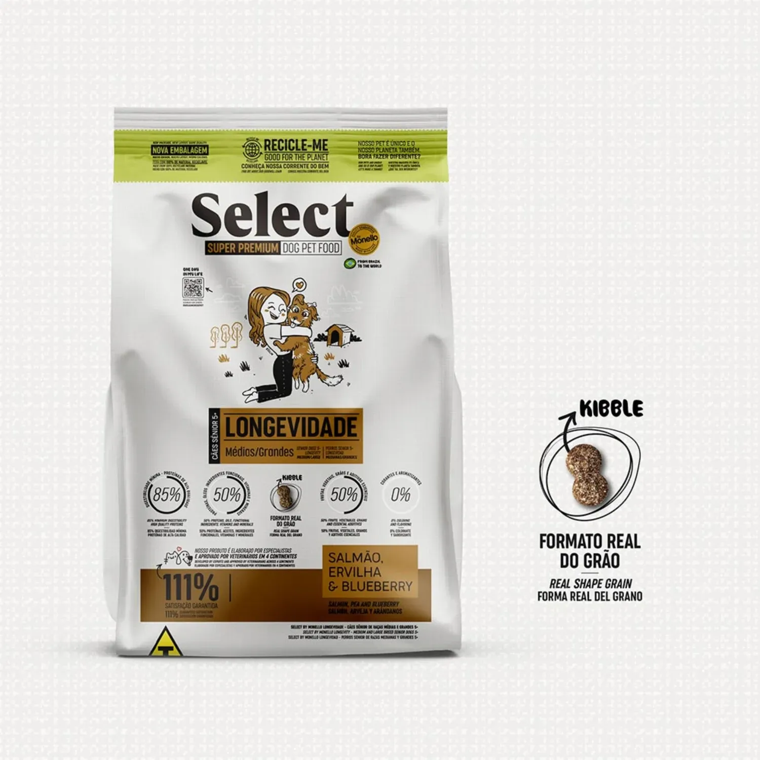 Racao-Select-Monello-Longevidade-para-Caes-Senior-Medios-e-Grandes-Salmao-Ervilha-e-Blueberry-2