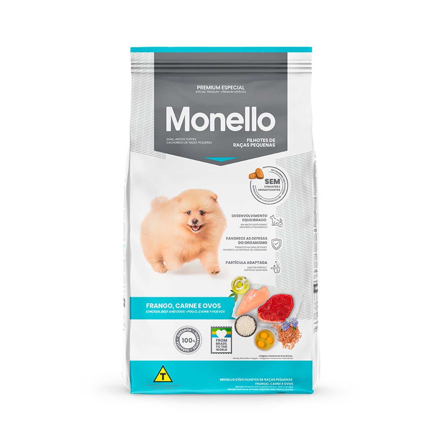 Racao-Monello-para-Caes-Filhotes-Pequenos-Frango-Carne-e-Ovos-1