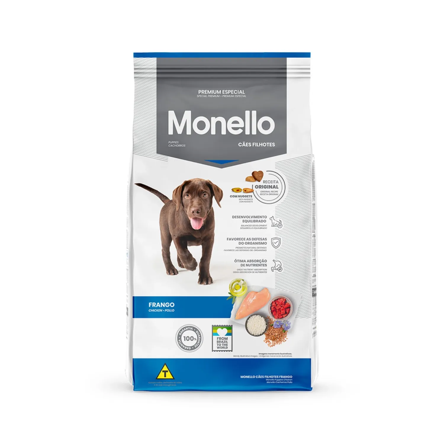 Racao-Monello-para-Caes-Filhotes-Frango