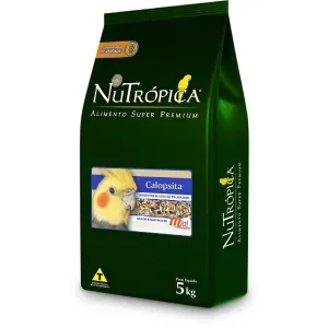 Ração Nutrópica para Calopsita Seleção Natural Sementes e Extrusado Mini Bits
