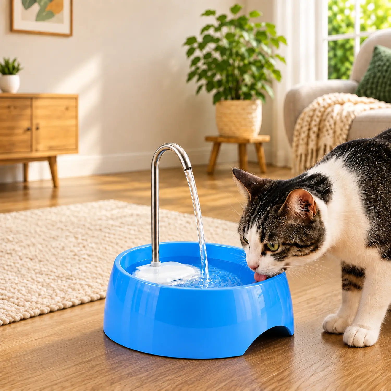 Fonte-Bebedouro-Aqua-Mini-Amicus-Bivolt-Azul--com-pet