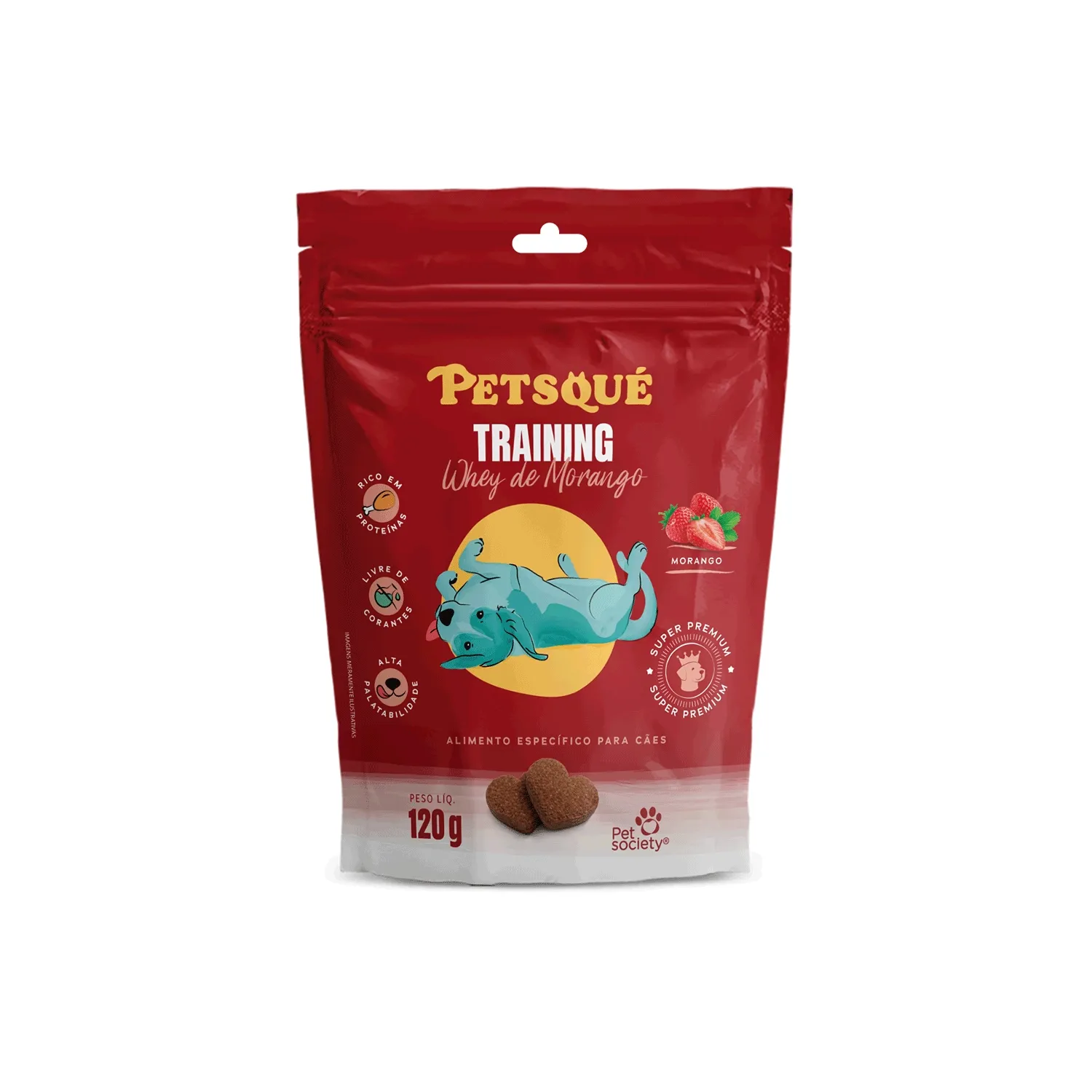 petisco-para-caes-petsque-training-whey-de-morango