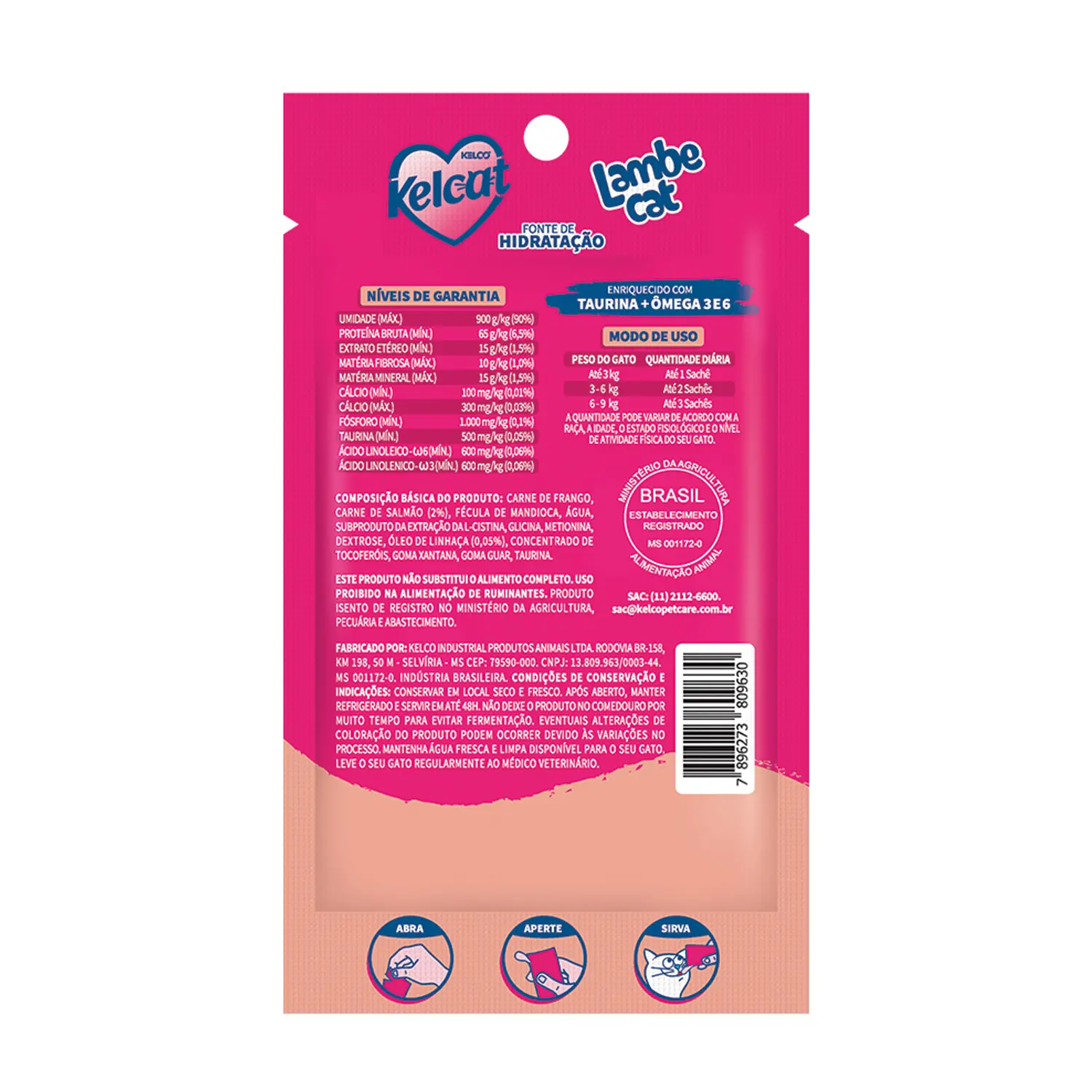2-Petisco-Kelcat-para-Gatos-Lambe-Cat-Salmao-30g