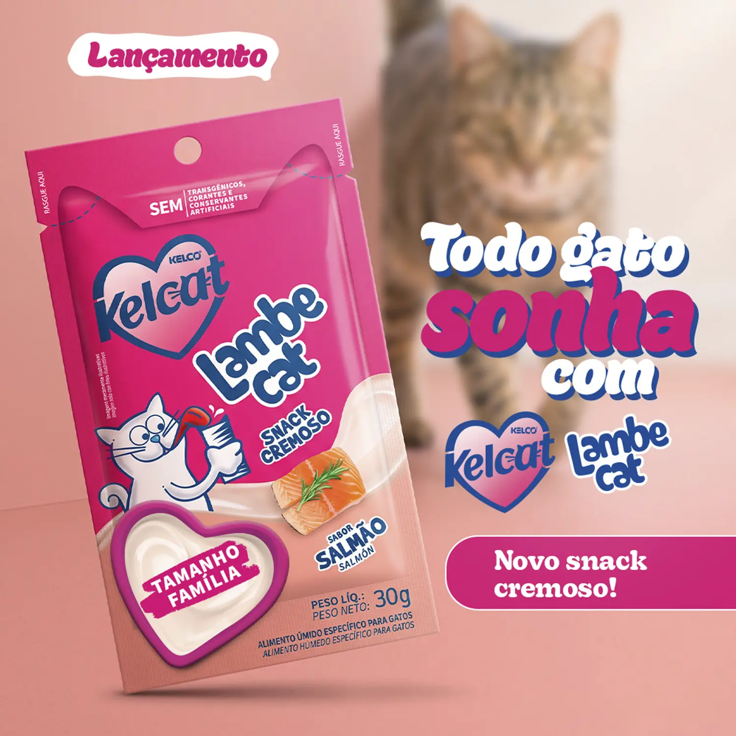 3-Petisco-Kelcat-para-Gatos-Lambe-Cat-Salmao-30g