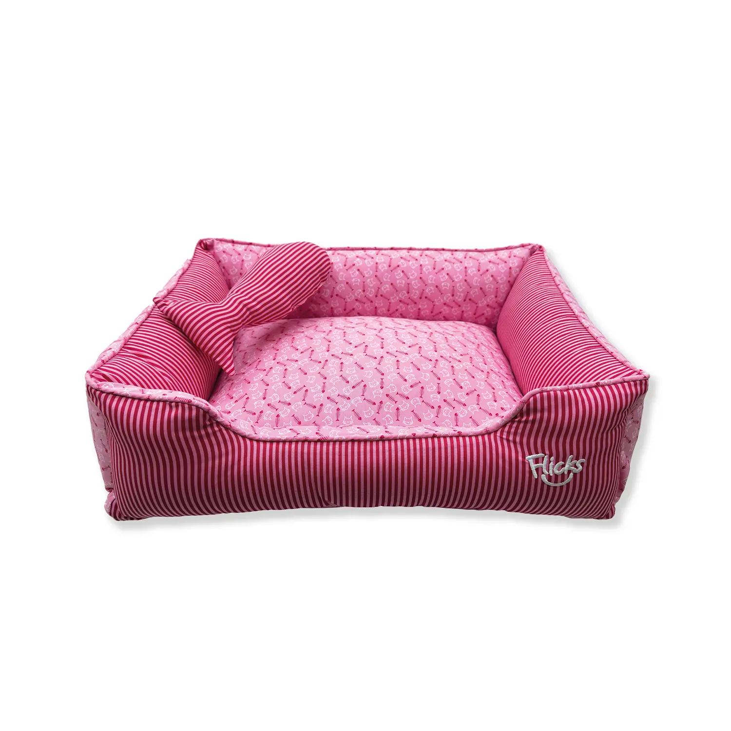 Cama-Flicks-Peixinho-Rosa-para-Caes-e-Gatos