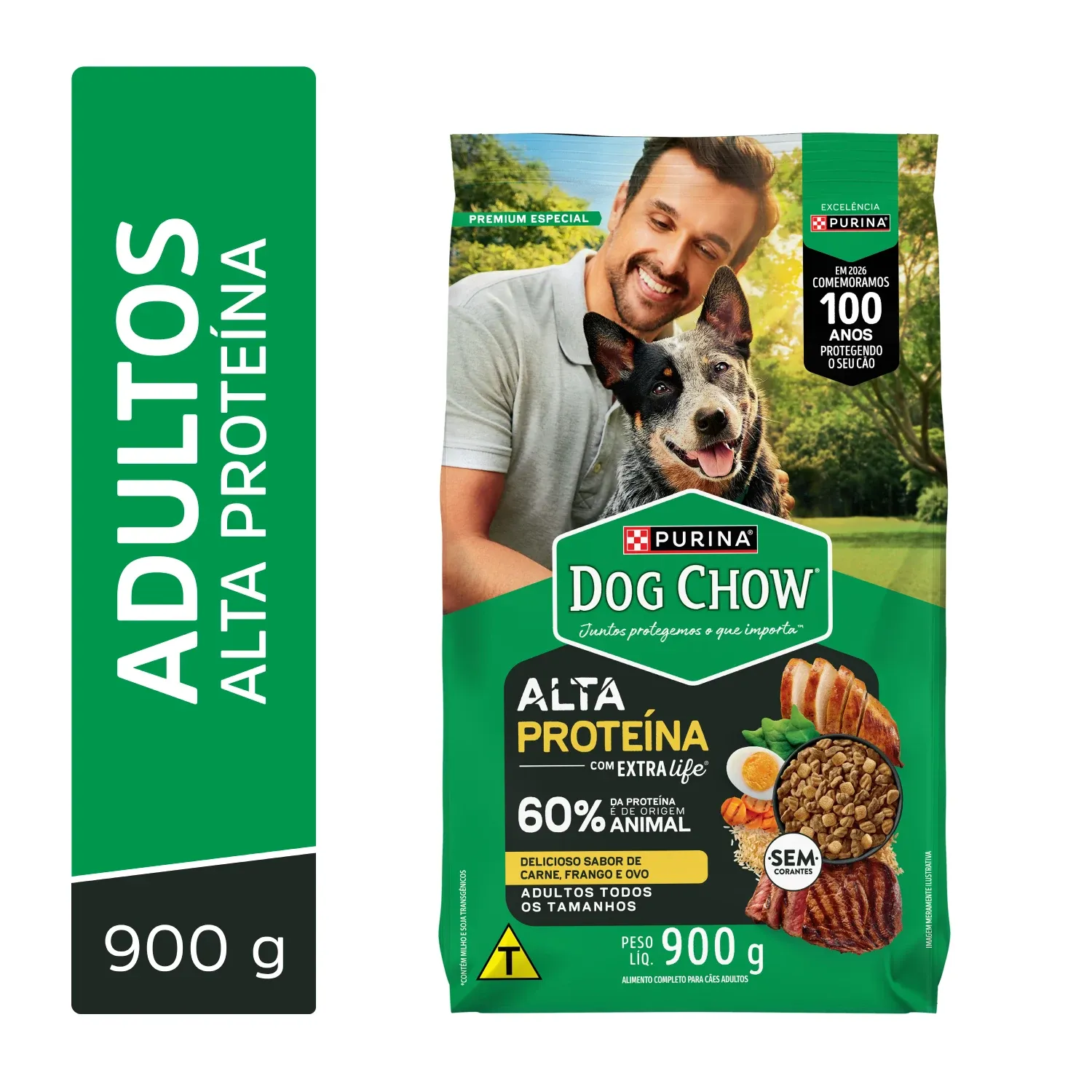 racao-dog-chow-alta-proteina-para-caes-adultos-carne-frango-e-ovo-Frente-e-lateral