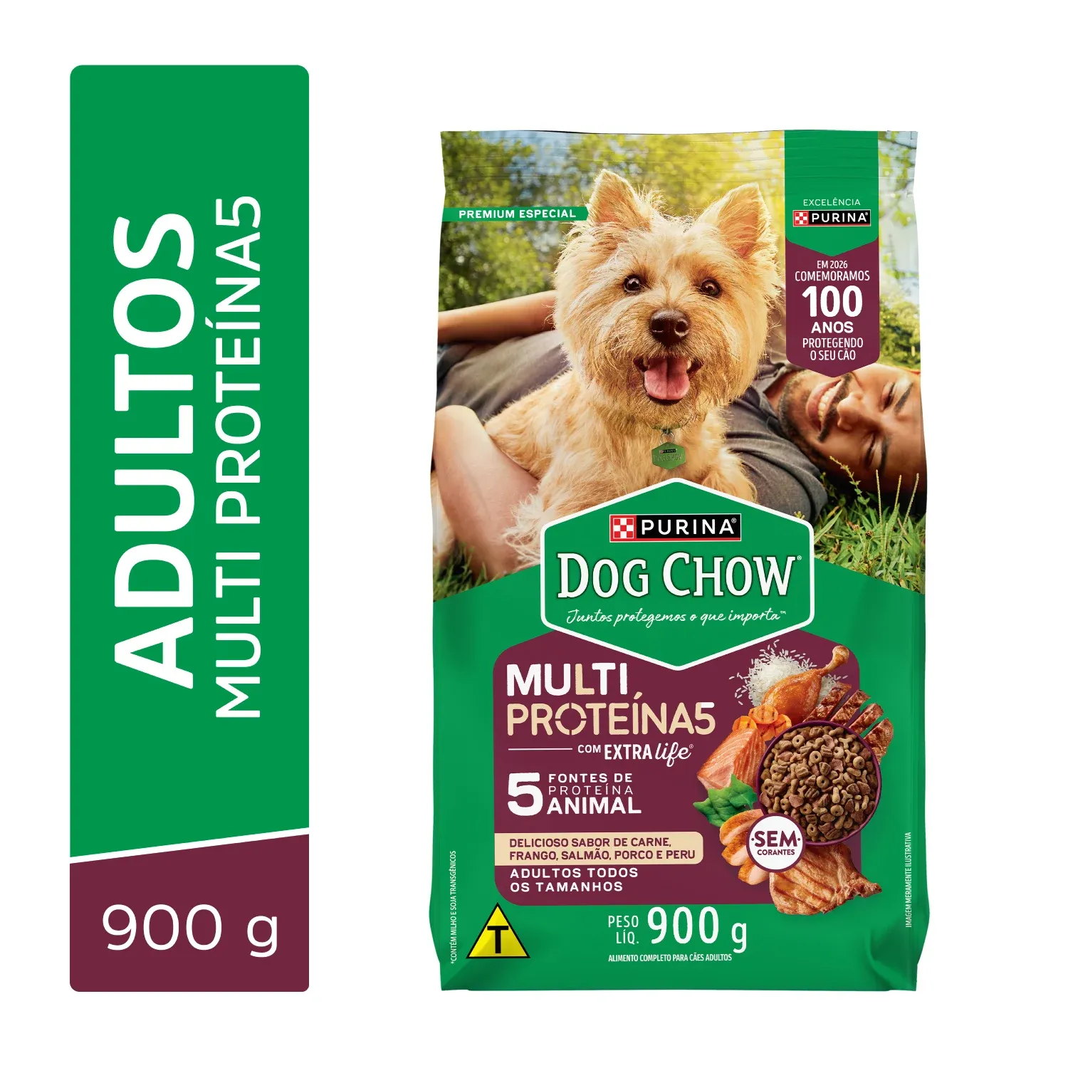 racao-dog-chow-multiproteina-caes-adultos-900g-Frente-e-Lateral