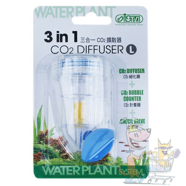 Difusor para CO2 com Conta Bolhas e Valvula Water Plant Único