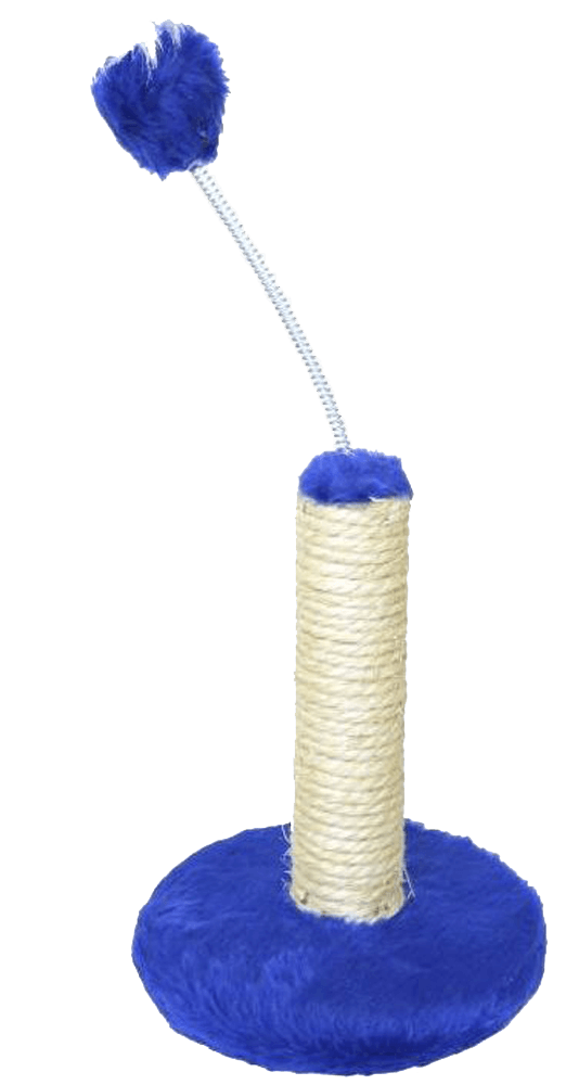Arranhador Sisal Mini São Pet Azul Único
