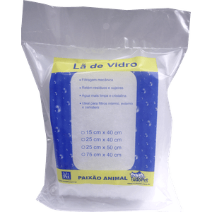 Lã de Vidro para Filtro de Aquário TudoPet