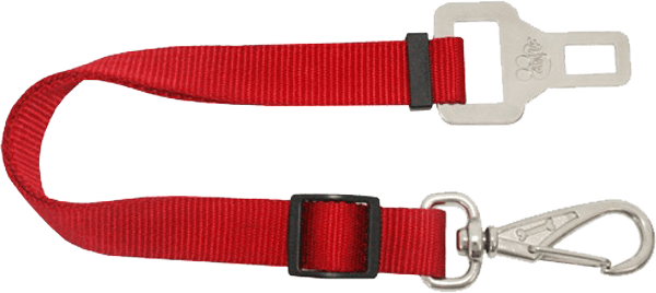 Adaptador para Cinto de Segurança AMF Pet Vermelho M