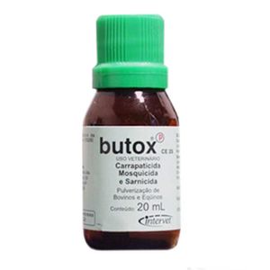 Butox Pulverização de Bovinos e Equinos Intervet - 20 ml