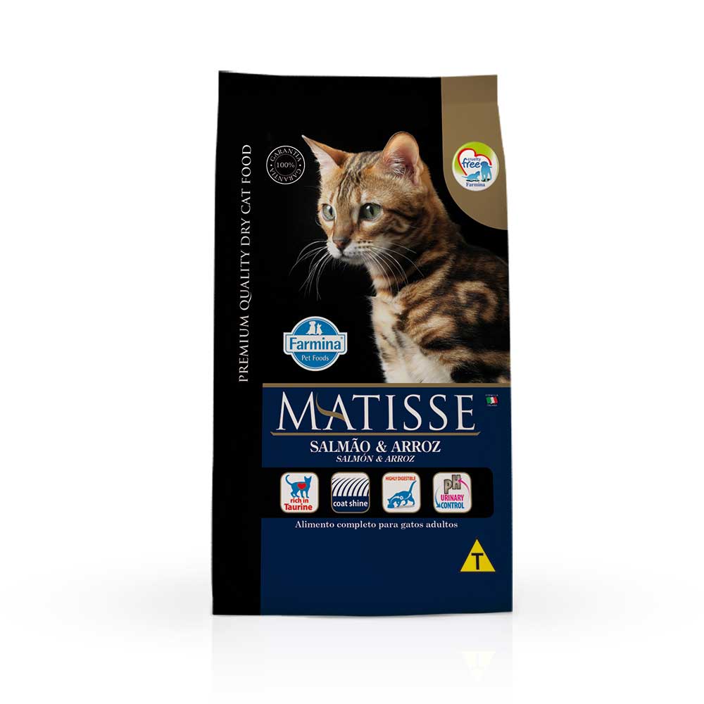 Ração Matisse Gatos Adultos Salmão e Arroz