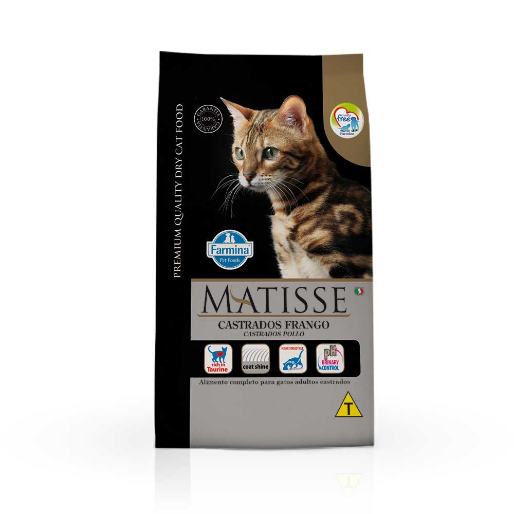 Ração Matisse Gatos Castrados Frango Ração Matisse Gatos Castrados Frango