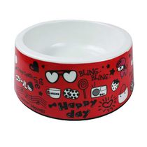 Comedouro-Happy-Vermelho-Jambo
