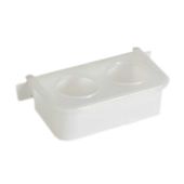 Comedouro 2 Furos com Gancho para Pássaros